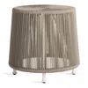 Blu Dot Tether Outdoor Ottoman In Linen