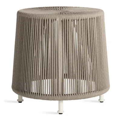 Blu Dot Tether Outdoor Ottoman - Linen In Sand