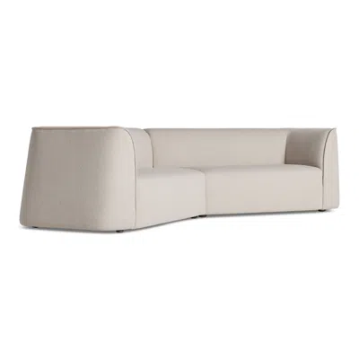 Blu Dot Thataway Small Angled Sectional In Gray