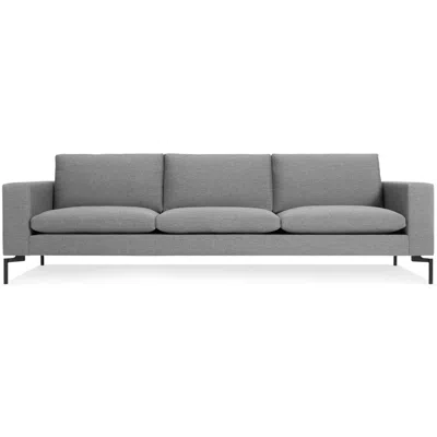Blu Dot The New Standard 104" Sofa In Spitzer Grey/black