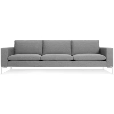 Blu Dot The New Standard 104" Sofa In Spitzer Grey/white