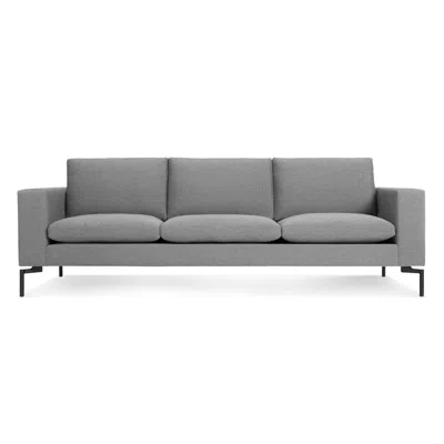 Blu Dot The New Standard 92" Sofa In Spitzer Grey/black