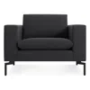 Blu Dot The New Standard Lounge Chair In Maharam Meld In Panda/black