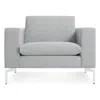 Blu Dot The New Standard Lounge Chair In Maharam Mode In Intaglio/white
