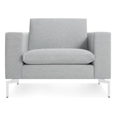 Blu Dot The New Standard Lounge Chair In Maharam Mode In Intaglio/white