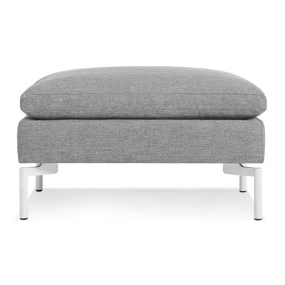 Blu Dot The New Standard Ottoman In Spitzer Grey/white
