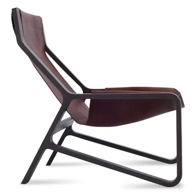 Blu Dot Toro Lounge Chair In Chocolate/smoke