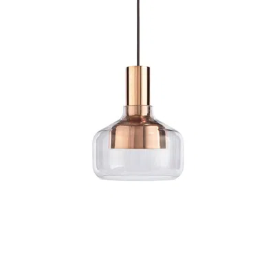 Blu Dot Trace 3 Pendant Light - Copper In Brown