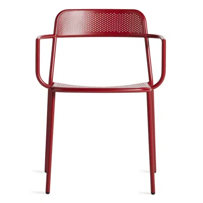 Blu Dot Trim Armchair In Carmine
