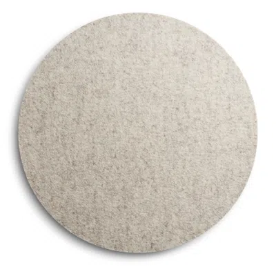 Blu Dot Turn Felt Top In Heathered Off White