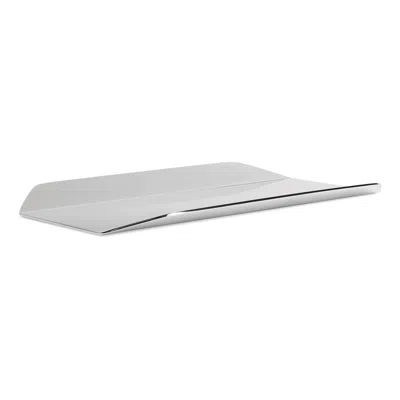 Blu Dot Twofold Large Tray In Stainless Steel