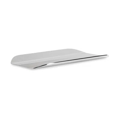 Blu Dot Twofold Small Tray In Stainless Steel