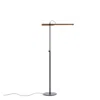Blu Dot Type A Task Floor Lamp - Walnut / Oblivion