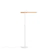 Blu Dot Type A Task Floor Lamp - White Oak / White