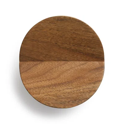 Blu Dot Uphold Round Hook In Walnut