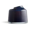 Blu Dot Variant Large Glass Vase In Midnight Blue