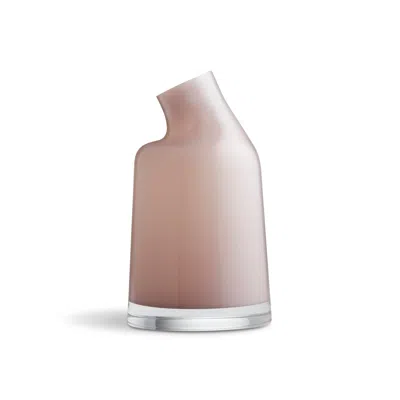 Blu Dot Variant Small Glass Vase In Blush
