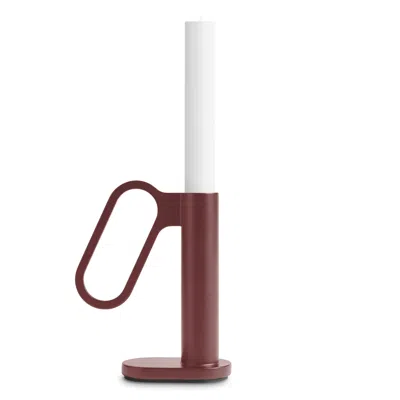 Blu Dot Who Goes There? Candle Holder Shape 1 In Oxblood