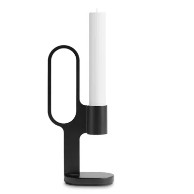 Blu Dot Who Goes There? Candle Holder Shape 3 In Black