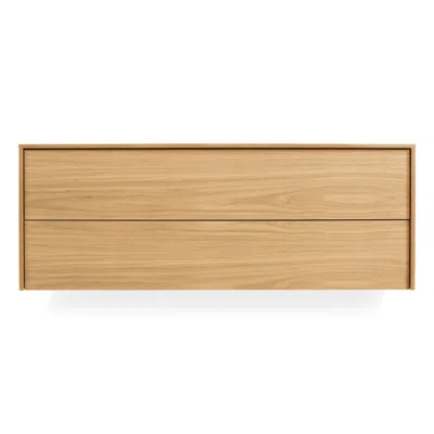 Blu Dot Wonder Wall 2.0 2 Drawer Cabinet In White Oak