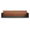 Blu Dot Wonder Wall 2.0 Shelf In Walnut/oblivion