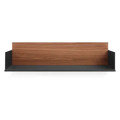 Blu Dot Wonder Wall 2.0 Shelf In Walnut/oblivion