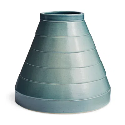 Blu Dot Wonk Vase Shape 3 In Ocean