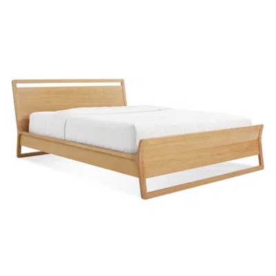 Blu Dot Woodrow Bed - Full / White Oak In Brown
