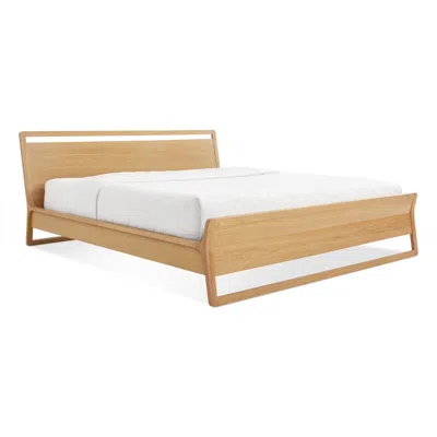 Blu Dot Woodrow Bed - King / White Oak In Brown