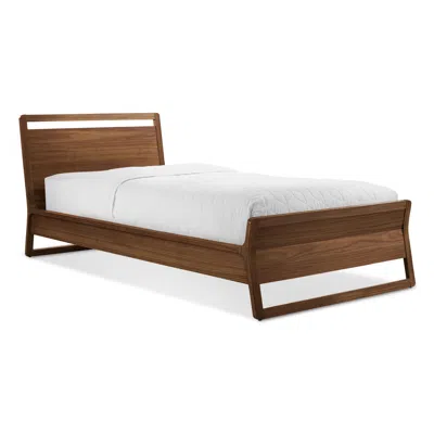Blu Dot Woodrow Bed - Twin / Walnut In Brown