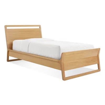 Blu Dot Woodrow Bed - Twin / White Oak In Brown