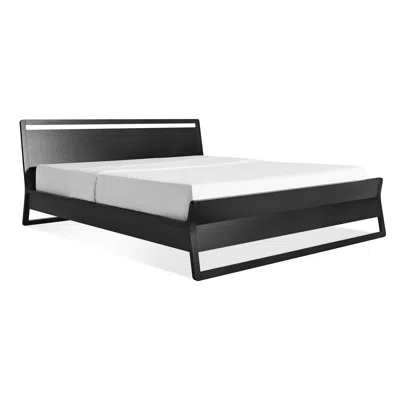 Blu Dot Woodrow King Bed In Black On Ash
