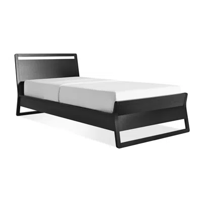 Blu Dot Woodrow Twin Bed In Black On Ash