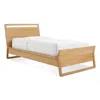 Blu Dot Woodrow Twin Bed In White Oak