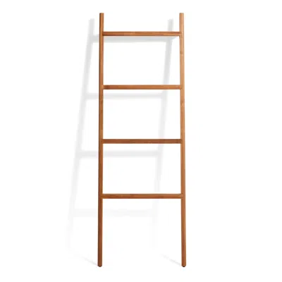 Blu Dot Woodsy Storage Ladder In Acacia