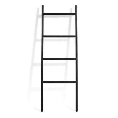 Blu Dot Woodsy Storage Ladder - Black-stained Acacia