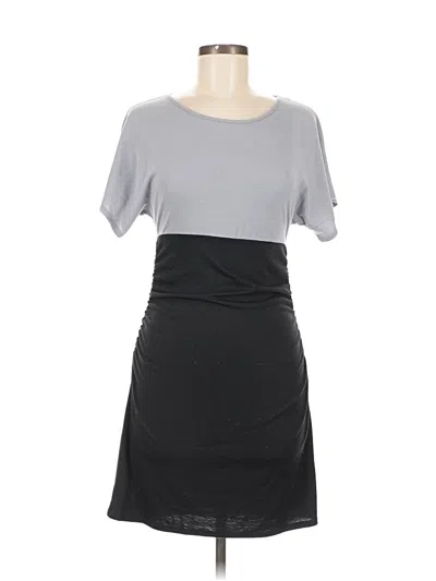 Pre-owned Blu Heaven Casual Dress In Gray
