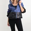 Blu Ice Fontana Hoody Jacket In Blue/black In Blue