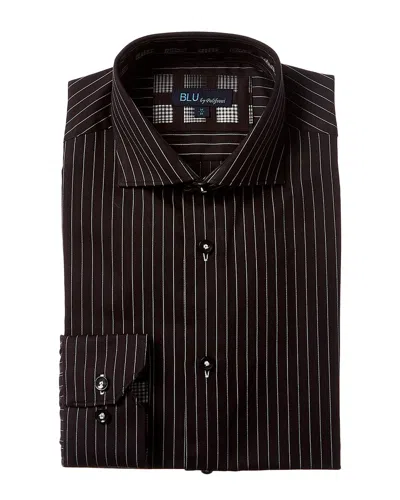 Blu Non-iron Dress Shirt In Black