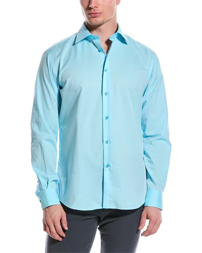 Blu Non-iron Dress Shirt In Multi