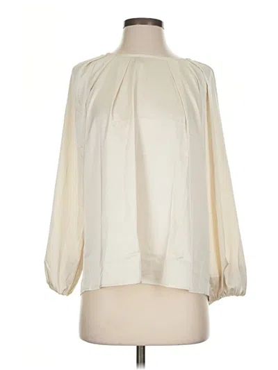 Pre-owned Blu Pepper 3/4 Sleeve Blouse In Ivory