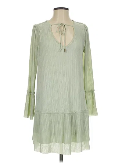 Pre-owned Blu Pepper 3/4 Sleeve T-shirt In Green