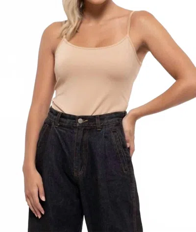 Blu Pepper Aurora Cami Top In Nude In Brown