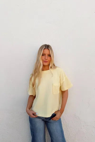 Blu Pepper Bayside Breeze Top In Yellow