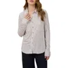 Blu Pepper Button Front Long Sleeve Shirt In Multi