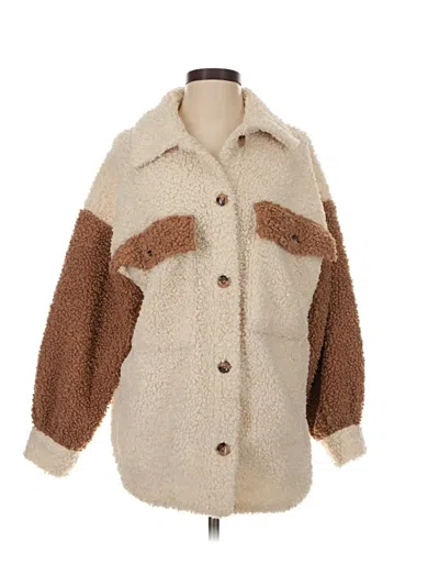 Pre-owned Blu Pepper Cardigan Sweater In Brown