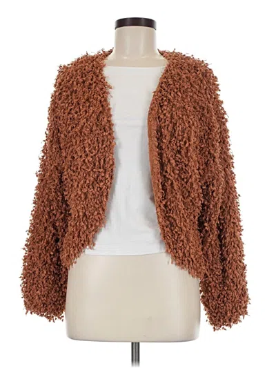 Pre-owned Blu Pepper Cardigan Sweater In Brown