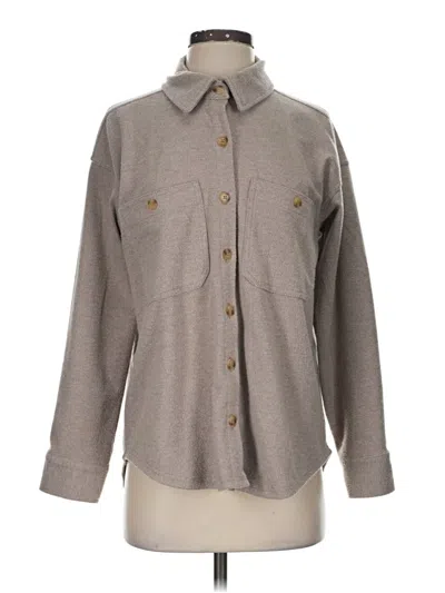 Pre-owned Blu Pepper Cardigan Sweater In Gray