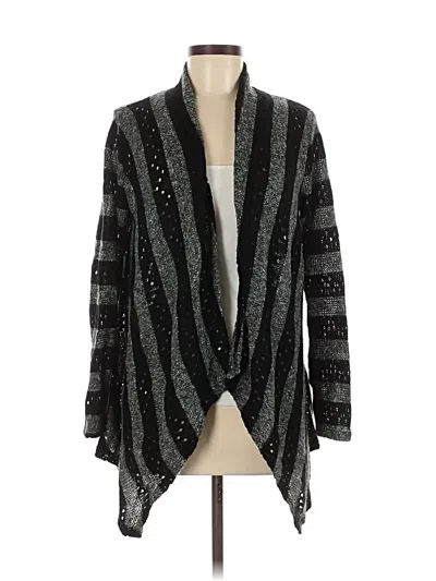 Pre-owned Blu Pepper Cardigan Sweater In Gray