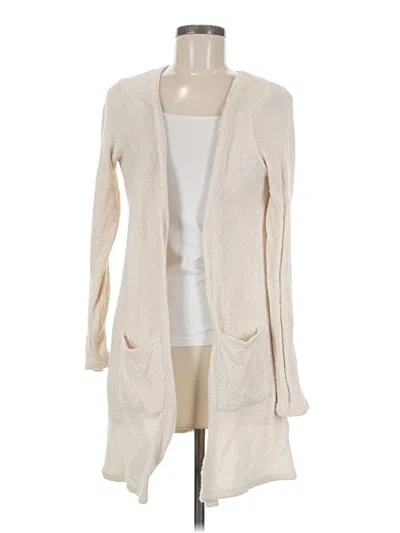 Pre-owned Blu Pepper Cardigan Sweater In Ivory